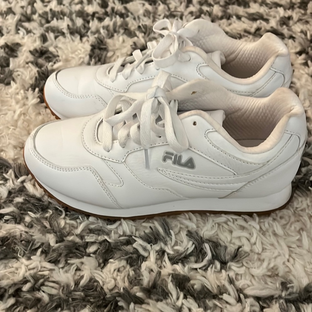 Womens FILA white sneakers